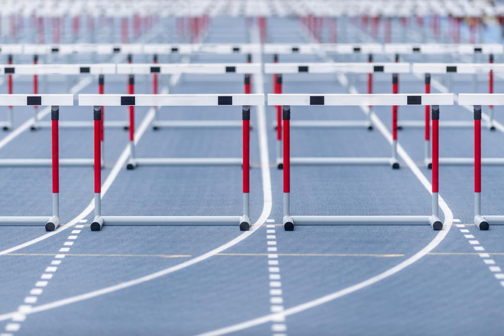 Partner program with hurdles to revenue growth, representing the need for managed services